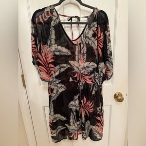 Lildy sheer beach coverup L/XL